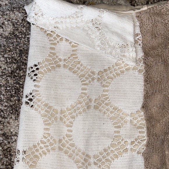 ASYMMETRIC KNIT MIX MINI SKIRT WITH SIDE CUT OUT DETAIL new with tags - Picture 7 of 9